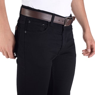 Foto 3 | Foto 3 | Pantalón de Mezclilla Yale Regular Fit 0819 Negro para Hombre