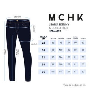 Foto 6 | Foto 6 | Jeans Skinny MCHK 8003 color Azul para Hombre