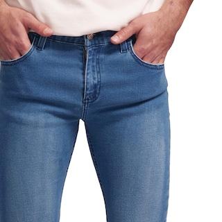 Foto 4 | Foto 4 | Jeans de Mezclilla Stretch MCHK 8008 color Azul tiro Alto para Hombre