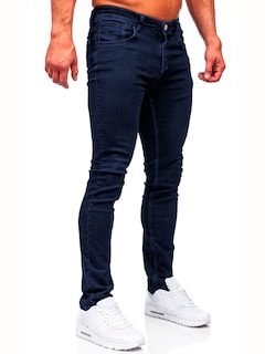 Foto 2 | Foto 2 | Jeans Shendy Vendy Slim Fit Mezclilla Stretch color Azul Oscuro para Caballero