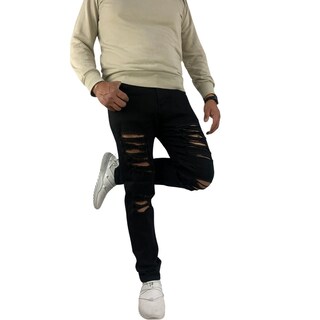 Foto 2 | Foto 2 | Pantalón Skinny Stretch Indutex y Moda Negro para Hombre