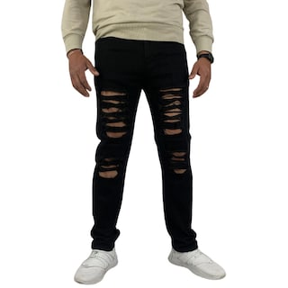 Foto 3 | Foto 3 | Pantalón Skinny Stretch Indutex y Moda Negro para Hombre
