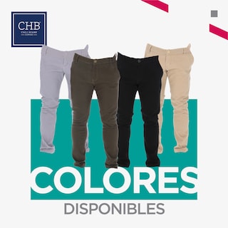 Foto 6 | Foto 6 | Jeans de Gabardina Chb Chili Beans Clothing Co. Color Verde Militar para Hombre