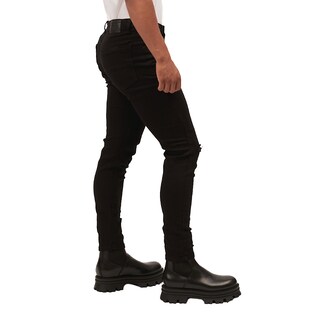 Foto 2 | Foto 2 | Jeans De Mezclilla Mchk Corte Skinny, Roto. Para Hombre. Color Negro. Modelo 8049