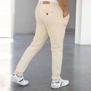 Foto 3 | Foto 3 | Pantalón Skinny De Gabardina Hueso John Silver
