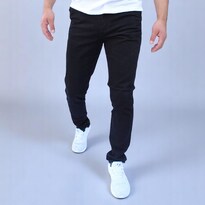 Pantalón Skinny De Gabardina Negro John Silver