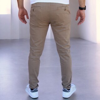 Foto 2 | Foto 2 | Pantalón Skinny De Gabardina Caqui John Silver
