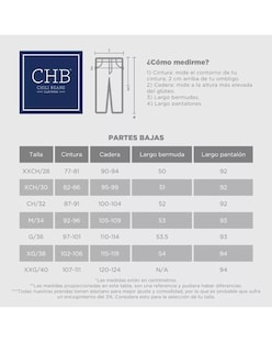Foto 5 | Foto 5 | Jeans Corte Skinny Color Azul Medio Pantalón Para Hombre Chb Chili Beans Clothing Co.