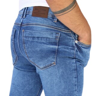 Foto 3 | Foto 3 | Pantalón Skinny De Mezclilla Mod 2 Azul Claro Liso John Silver