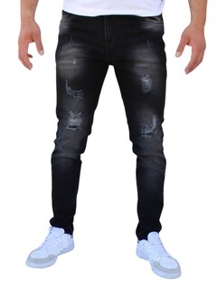 Foto 1 | Foto 1 | Pantalón Skinny De Mezclilla Mod 2 Negro Demo John Silver