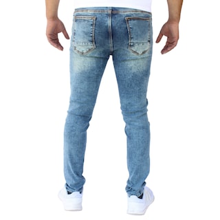 Foto 3 | Foto 3 | Pantalón Skinny De Mezclilla Mod 1 Azul Verdoso Batick John Silver