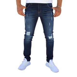 Foto 1 | Foto 1 | Pantalón Skinny De Mezclilla Mod 1 Azul Obscuro Demo John Silver