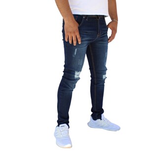 Foto 3 | Foto 3 | Pantalón Skinny De Mezclilla Mod 1 Azul Obscuro Demo John Silver