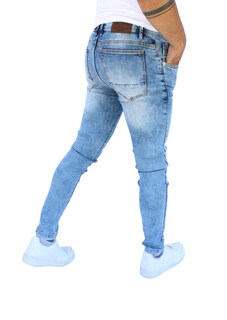 Foto 2 | Foto 2 | Pantalón Skinny De Mezclilla Mod 1 Azul Froster Claro John Silver