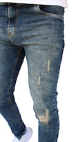 Pantalón Skinny De Mezclilla Mod 1 Azul Verdoso Demo John Silver