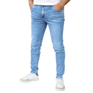 Foto 2 | Foto 2 | Pantalón Skinny De Mezclilla Mod 1 Laser Azul Froster Claro John Silver