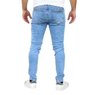 Foto 3 | Foto 3 | Pantalón Skinny De Mezclilla Mod 1 Laser Azul Froster Claro John Silver