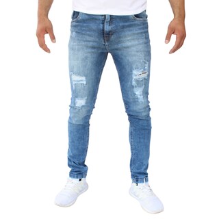 Foto 1 | Foto 1 | Pantalón Skinny De Mezclilla Mod 1 Azul Acero Demo John Silver