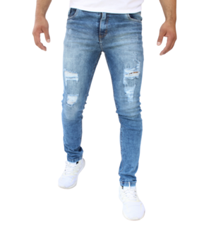Foto 2 | Foto 2 | Pantalón Skinny De Mezclilla Mod 1 Azul Acero Demo John Silver