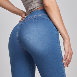 Foto 4 | Foto 4 | Jeans Mujer Super Skinny Cintura Alta Push Up 0118blea