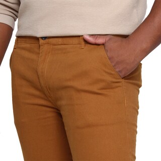 Foto 2 | Foto 2 | Pantalón De Hombre Gabardina Skinny Dorado