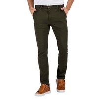 Pantalón Holstone Estilo Chino Verde Olivo Gabardina Premium