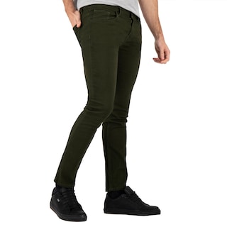Foto 2 | Foto 2 | Pantalón Holstone Estilo Jean Cut Verde Gabardina Premium