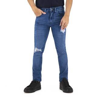 Foto 1 | Foto 1 | Jeans Holstone Lucca color Azul Slim Fit Mezclilla Premium