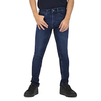 Jeans Holstone Vienna color Azul Slim Fit Mezclilla Premium
