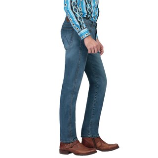 Foto 2 | Foto 2 | Pantalón Jeans Vaquero Slim Wrangler Hombre 372 Color Azul