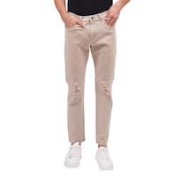 Jeans Slim Mchk 8018 color Beige para Hombre
