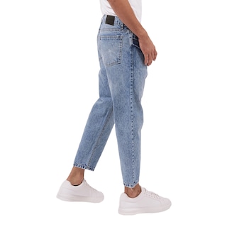 Foto 3 | Foto 3 | Jeans de Mezclilla MCHK 8019 color Azul Slim Cropped Tiro Alto para Caballero