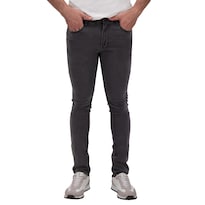 Jeans Slim Fit Holstone Seúl Grises de Mezclilla para Hombre