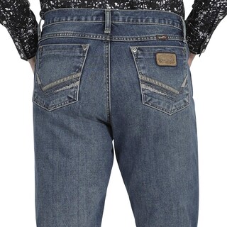 Foto 4 | Foto 4 | Jeans para Hombre Wrangler Slim Boot 033 Azul
