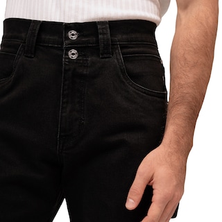 Foto 4 | Foto 4 | Jeans De Mezclilla Mchk 8025. Corte Carpintero Tiro Alto Negro para Caballero
