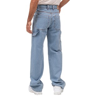 Foto 3 | Foto 3 | Jeans De Mezclilla Mchk 8029. Corte Carpintero Tiro Alto para Caballero Azul Claro