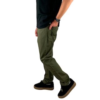 Foto 4 | Foto 4 | Pantalón Slim Gabardina Indutex Y Moda Verde Para Hombre