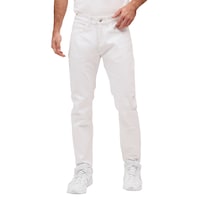 Jeans MCHK Slim de Mezclilla Blanco para Hombre