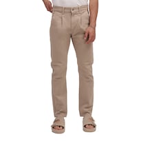 Jeans MHK de Mezclilla con Pinzas color Arena para Hombre