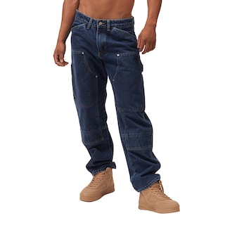 Foto 1 | Foto 1 | Jeans De Mezclilla Mchk Corte Carpintero, Diseño De Bolsas. Para Hombre. Color Azul. Modelo 8063