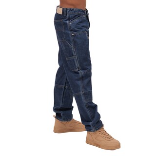 Foto 2 | Foto 2 | Jeans De Mezclilla Mchk Corte Carpintero, Diseño De Bolsas. Para Hombre. Color Azul. Modelo 8063