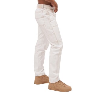 Foto 2 | Foto 2 | Jeans De Mezclilla Mchk Corte Carpintero, Diseño De Bolsas. Para Hombre. Color Hueso. Modelo 8061