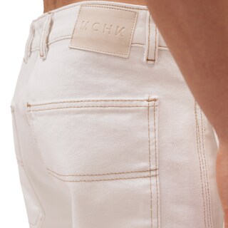 Foto 5 | Foto 5 | Jeans De Mezclilla Mchk Corte Carpintero, Diseño De Bolsas. Para Hombre. Color Hueso. Modelo 8061