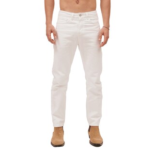 Foto 1 | Foto 1 | Jeans De Mezclilla Mchk Corte Cropped. Para Hombre. Color Blanco. Modelo 8062