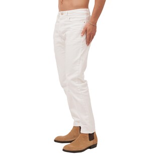 Foto 2 | Foto 2 | Jeans De Mezclilla Mchk Corte Cropped. Para Hombre. Color Blanco. Modelo 8062