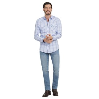 Foto 4 | Foto 4 | Jeans Vaquero Hombre Wrangler Slim Straight 482 Azul