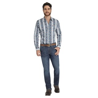Foto 4 | Foto 4 | Jeans Vaquero Hombre Wrangler Slim Straight 481 Azul