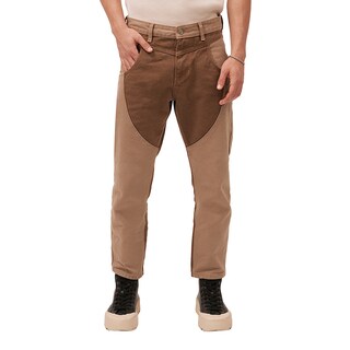Foto 1 | Foto 1 | Jeans De Mezclilla Mchk. Cropped, Diseño Bicolor, Color Tabaco Y Arena. Para Hombre. Modelo 8067