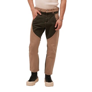 Foto 1 | Foto 1 | Jeans De Mezclilla Mchk. Cropped, Diseño Bicolor, Color Militar Y Arena. Para Hombre. Modelo 8068