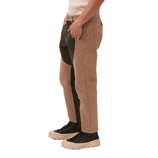 Foto 2 | Foto 2 | Jeans De Mezclilla Mchk. Cropped, Diseño Bicolor, Color Militar Y Arena. Para Hombre. Modelo 8068